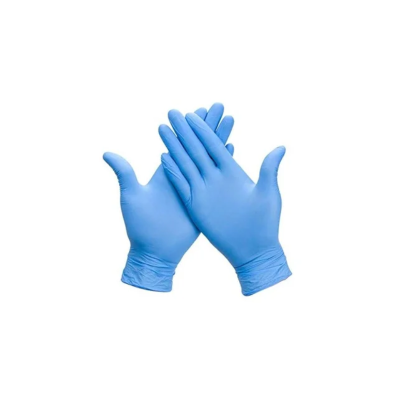 Gants d'examen en Nitrile Bleu - Global Hygiène|