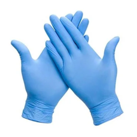 Gants d'examen en Nitrile Bleu - Global Hygiène|