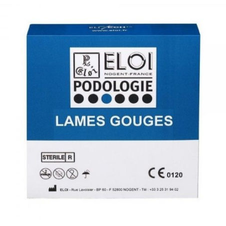 Lame gouges "ELITECH by ELOI" 2 mm - Stérile - Boite de 100|