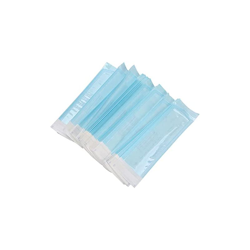 SACHET DE STERILISATION A FERMETURE AUTOCOLLANTE - 60 MM X 100 MM|